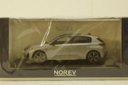 Peugeot 308 GT 2021 Artense Grey, 473931, Norev 1:43
