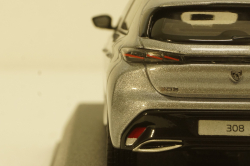 Peugeot 308 GT 2021 Artense Grey, 473931, Norev 1:43