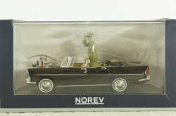 Simca V8 Chamboard Presidentielle 1960 W/Figure General de Gaulle, Norev 1:43