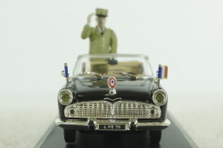 Simca V8 Chamboard Presidentielle 1960 W/Figure General de Gaulle, Norev 1:43
