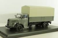 Mercedes L6600 truck "Deutsche Bundespost" telecommunications services, grey,Schuco 1:43