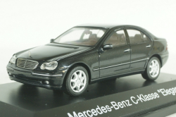 Mercedes C200 Elegance (W203), 2000 C-Klasse black, Schuco 1:43
