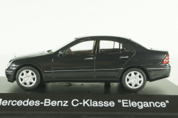 Mercedes C200 Elegance (W203), 2000 C-Klasse black, Schuco 1:43