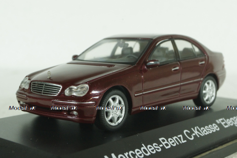 Mercedes C200 Elegance (W203), 2000 C-Klasse red, Schuco 1:43