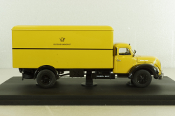 Magirus S 6500 "Deutsche Bundespost" telecommunications services, yellow, Schuco 1:43