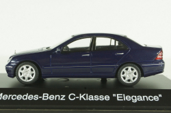 Mercedes C200 Elegance (W203), 2000 C-Klasse blue, Schuco 1:43