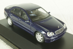 Mercedes C200 Elegance (W203), 2000 C-Klasse blue, Schuco 1:43