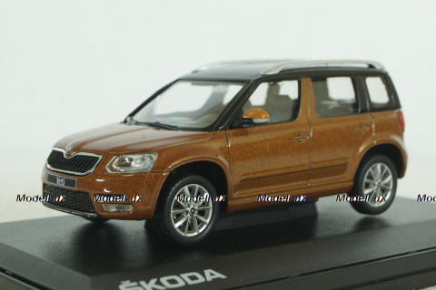 Skoda Yeti 2016, orange, Abrex 1:43  Уценка!