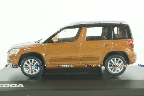 Skoda Yeti 2016, orange, Abrex 1:43  Уценка!