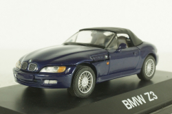BMW Z3 Softtop blue, Schuco 1:43
