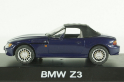 BMW Z3 Softtop blue, Schuco 1:43