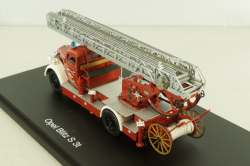 Opel Blitz S 3t Metz DL18 Feuerwehr Theimer 1955, 03071, Schuco 1:43