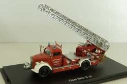 Opel Blitz S 3t Metz DL18 Feuerwehr Theimer 1955, 03071, Schuco 1:43