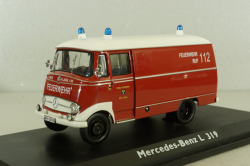 Mercedes L 319 bus Feuerwehr Baden, 03351, Schuco 1:43