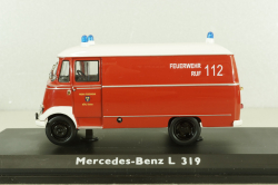 Mercedes L 319 bus Feuerwehr Baden, 03351, Schuco 1:43