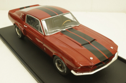Shelby GT500 1967 red with black stripes, S1802909, Solido 1:18