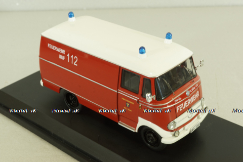 Mercedes L 319 bus Feuerwehr Baden, 03351, Schuco 1:43