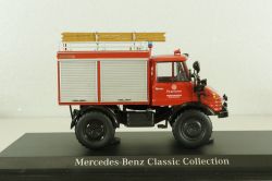 Mercedes Unimog 406 4x4  Feuerwehr Weiherhammer, B66042529, Schuco 1:43 (Без картонной коробки)