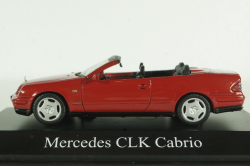Mercedes CLK230 Cabriolet (A208), 1998 red, Schuco 1:43