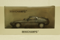 Porsche 928 S, 1978 grey metallic, 943068123, Minichamps 1:43