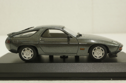 Porsche 928 S, 1978 grey metallic, 943068123, Minichamps 1:43