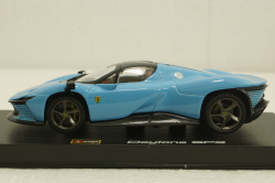 Ferrari Daytona SP3 Closed Top 2022 blue, 18-36914, Burago 1:43