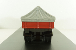 Magirus S 6500 with trailer, red, 03162, Schuco 1:43
