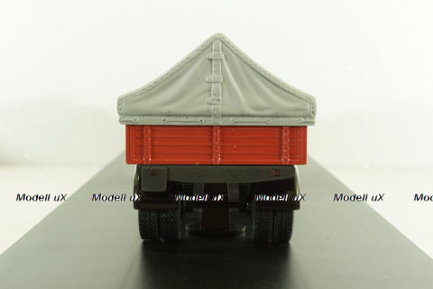 Magirus S 6500 with trailer, red, 03162, Schuco 1:43