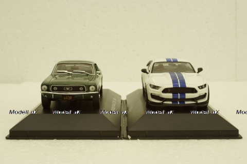 Ford Mustang GT390 + Ford Mustang Shelby GT350R (2016), Ford Mustang Collection #1, 1:43 Набор!