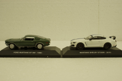 Ford Mustang GT390 + Ford Mustang Shelby GT350R (2016), Ford Mustang Collection #1, 1:43 Набор!
