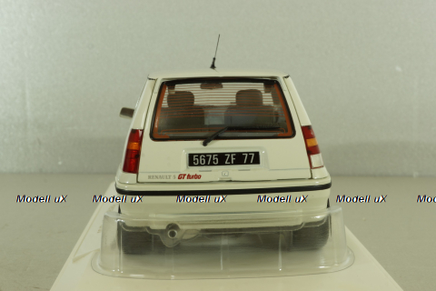 Renault 5 Supercinq GT Turbo Ph II 1989, white, 185206, Norev 1:18