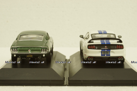 Ford Mustang GT390 + Ford Mustang Shelby GT350R (2016), Ford Mustang Collection #1, 1:43 Набор!