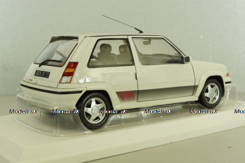 Renault 5 Supercinq GT Turbo Ph II 1989, white, 185206, Norev 1:18
