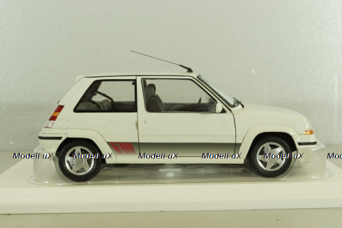 Renault 5 Supercinq GT Turbo Ph II 1989, white, 185206, Norev 1:18