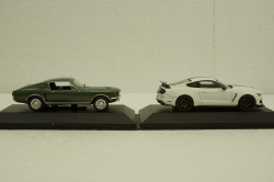 Ford Mustang GT390 + Ford Mustang Shelby GT350R (2016), Ford Mustang Collection #1, 1:43 Набор!