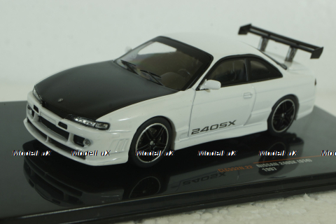 Nissan 240SX 1997, white, CLC552, IXO 1:43
