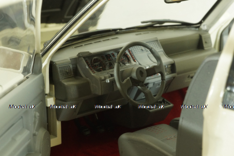 Renault 5 Supercinq GT Turbo Ph II 1989, white, 185206, Norev 1:18