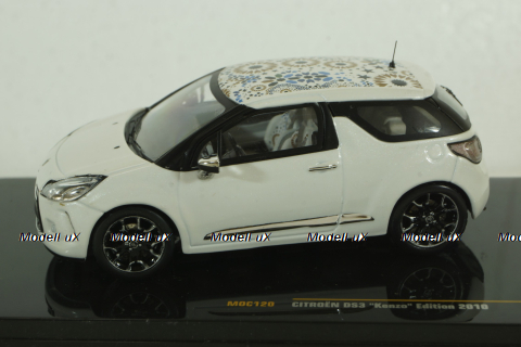 Citroen DS3 "Kenzo" 2010, white, MOC120, IXO 1:43