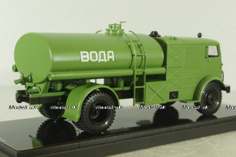 НАМИ-012 автоцистерна для перевозки воды. 1951г., зеленая, TruckTyr 1:43