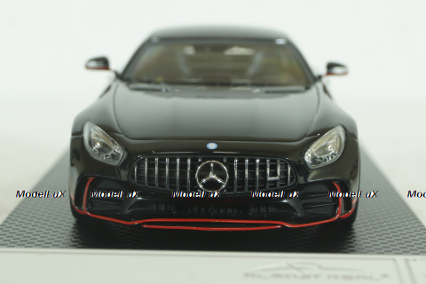 Mercedes AMG GT-R 2017, black, ALM429709, Almost Real 1:43