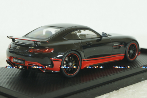 Mercedes AMG GT-R 2017, black, ALM429709, Almost Real 1:43