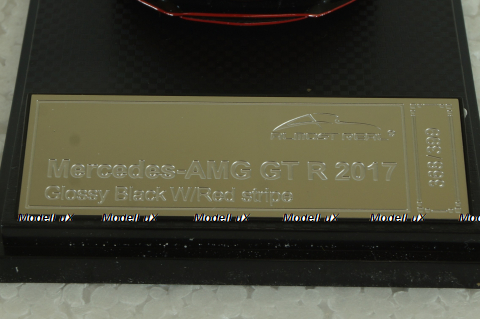 Mercedes AMG GT-R 2017, black, ALM429709, Almost Real 1:43