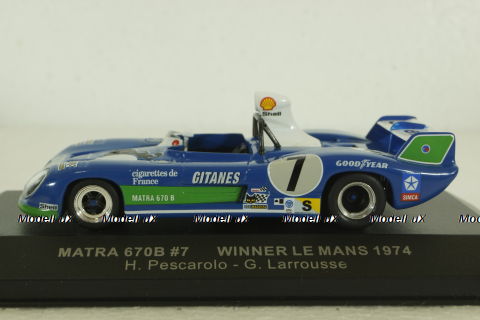 Matra 670 B  LM 74 Winner, LM1974, IXO 1:43