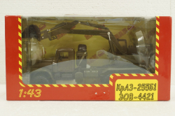 Краз-255Б1 ЭОВ-4421, Экскаватор хаки, Н739, Наш Автопром 1:43