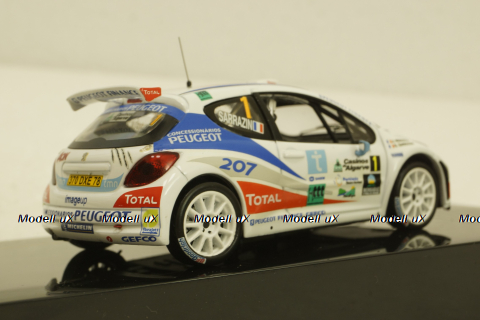 Peugeot 207 S2000 #1 Rally Casinos do Algarve, 2007, RAM287, IXO 1:43