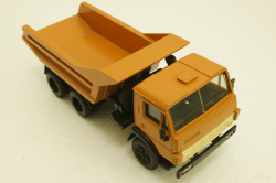 Камаз-5511, самосвал, горизонтальные ребра, оранжевый, Элекон  1:43