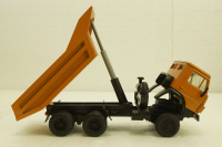 Камаз-5511, самосвал, горизонтальные ребра, оранжевый, Элекон  1:43
