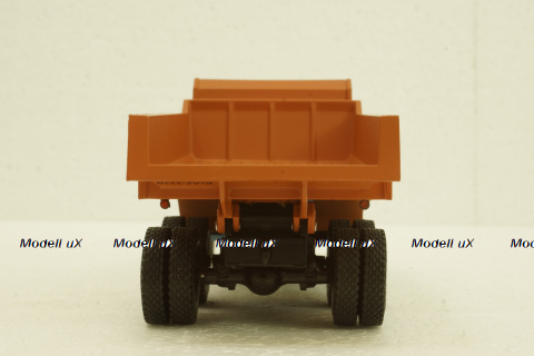 Краз-222Б самосвал, 1963г, голубой/оранжевый, Н770, Наш Автопром 1:43