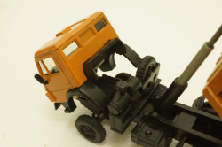 Камаз-5511, самосвал, горизонтальные ребра, оранжевый, Элекон  1:43