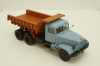 Краз-222Б самосвал, 1963г, голубой/оранжевый, Н770, Наш Автопром 1:43